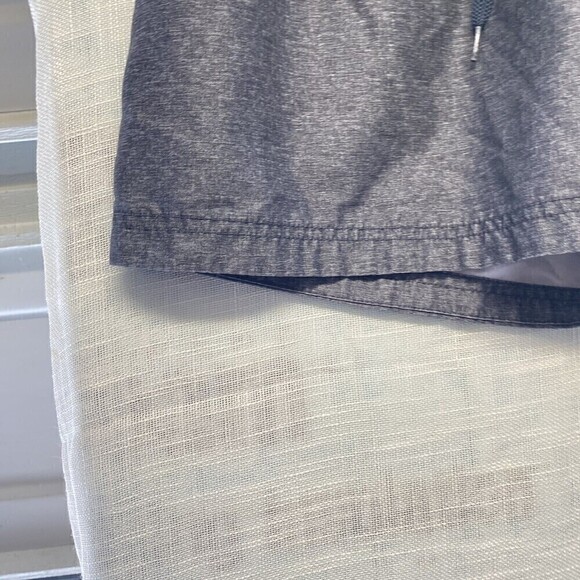 Speedo Board Shorts Men Medium Gray Swim Surf Cargo Pockets Drawstring Lined - Picture 8 of 11